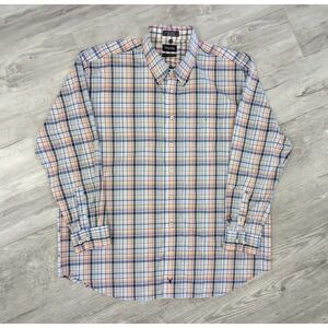 Viyella Men XXL Shirt Plaid‎ Performance Button Down No Iron